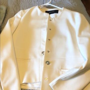 Zara white blazer